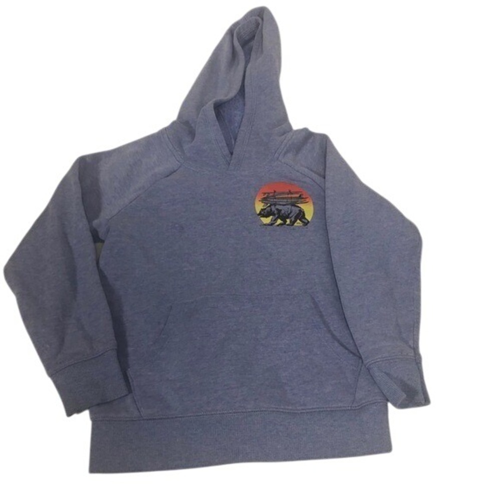 Old Navy‎ periwinkle hoodie surfer bear Size 4T